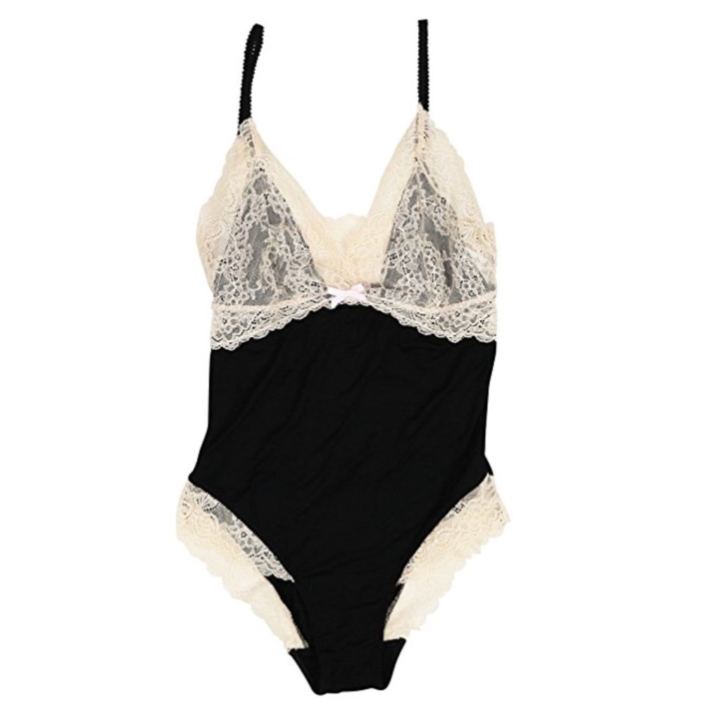 flora nikrooz // lace-trimmed bodysuit - Picture 3 of 3